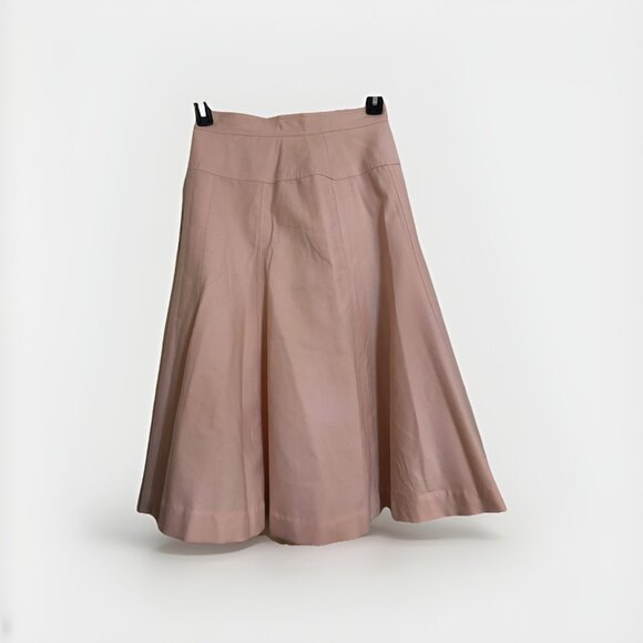 Liz Claiborne Vtg 80s Pure Wool Skirt Sz 8 A Line Preppy 1980s Light Acedemic - Picture 3 of 8